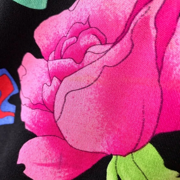 LEONARD PARIS LETTERS SILK TOP WITH SKIRT SET UNIQUE AND RARE - Picture 3 of 12